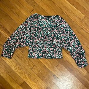 Zara Flowered Top, NEW